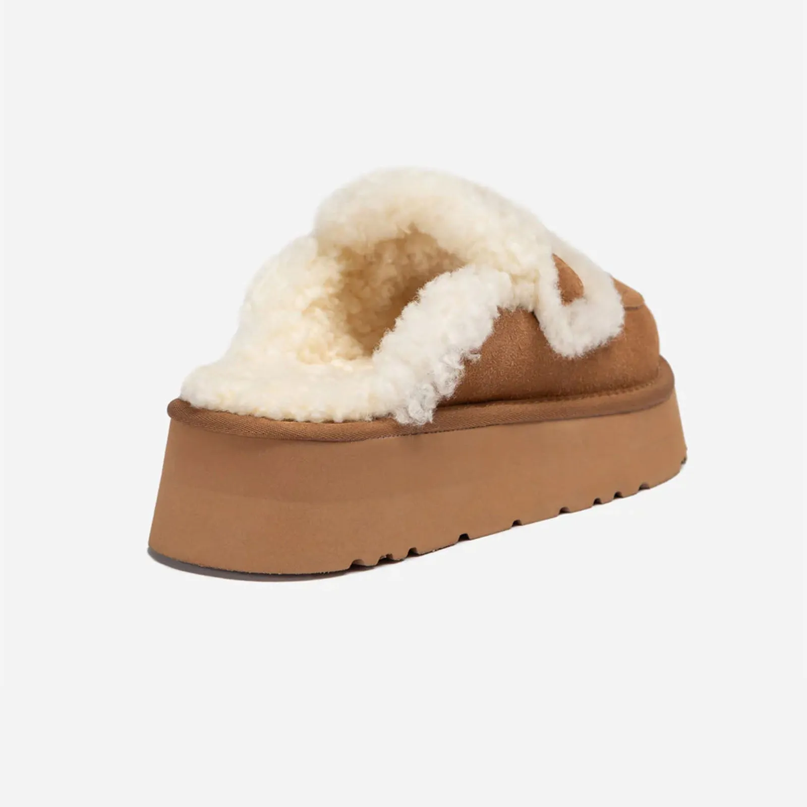 Ugg Slipper Ladies Platform Violet Chestnut 40