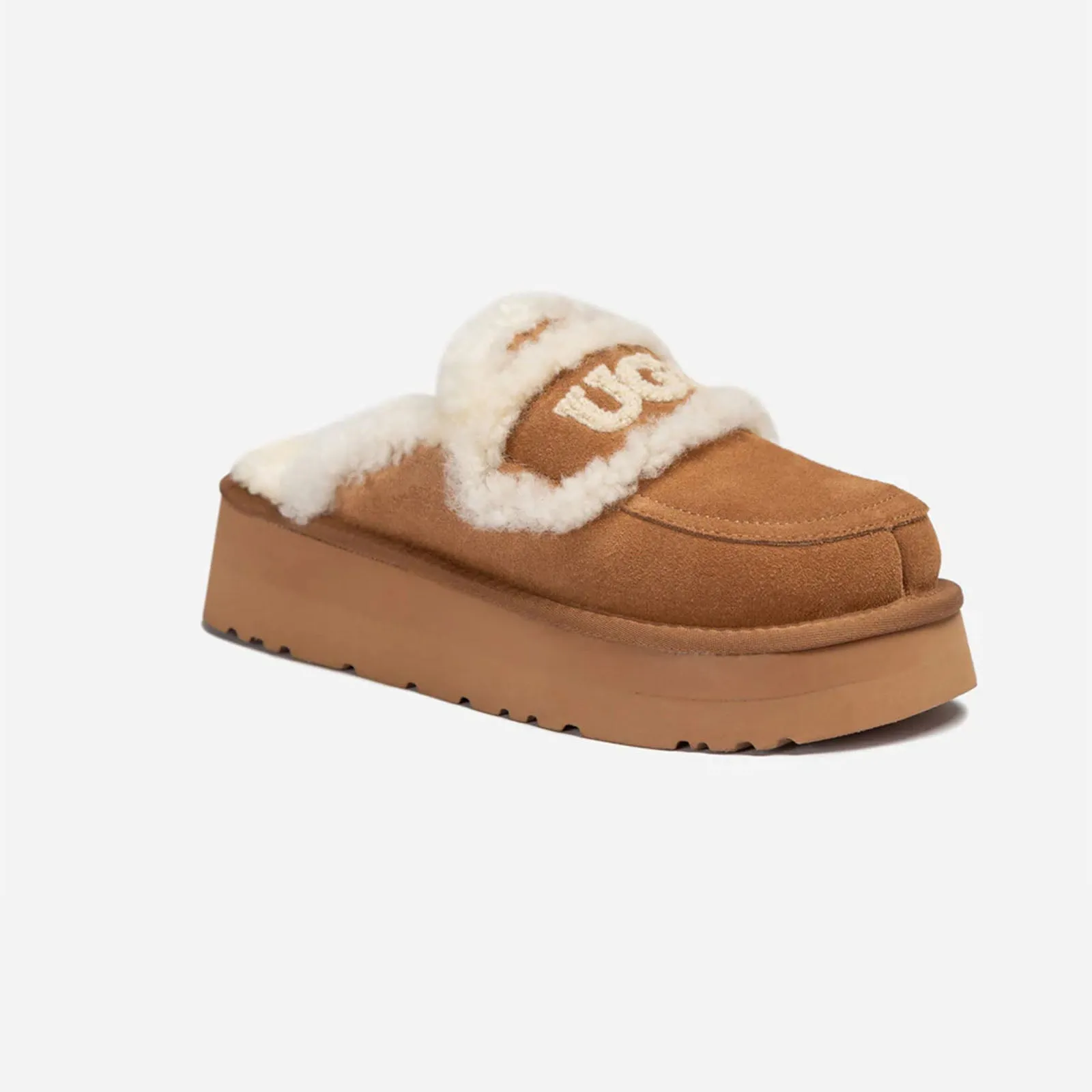 Ugg Slipper Ladies Platform Violet Chestnut 40