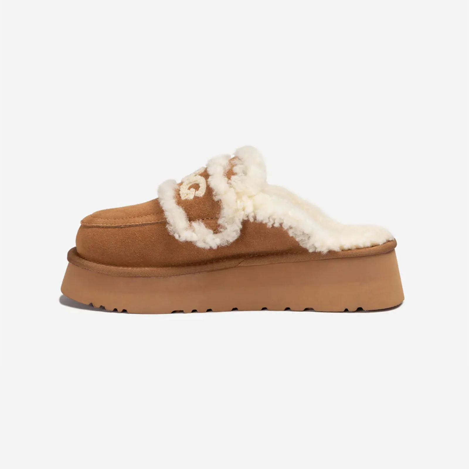 Ugg Slipper Ladies Platform Violet Chestnut 40