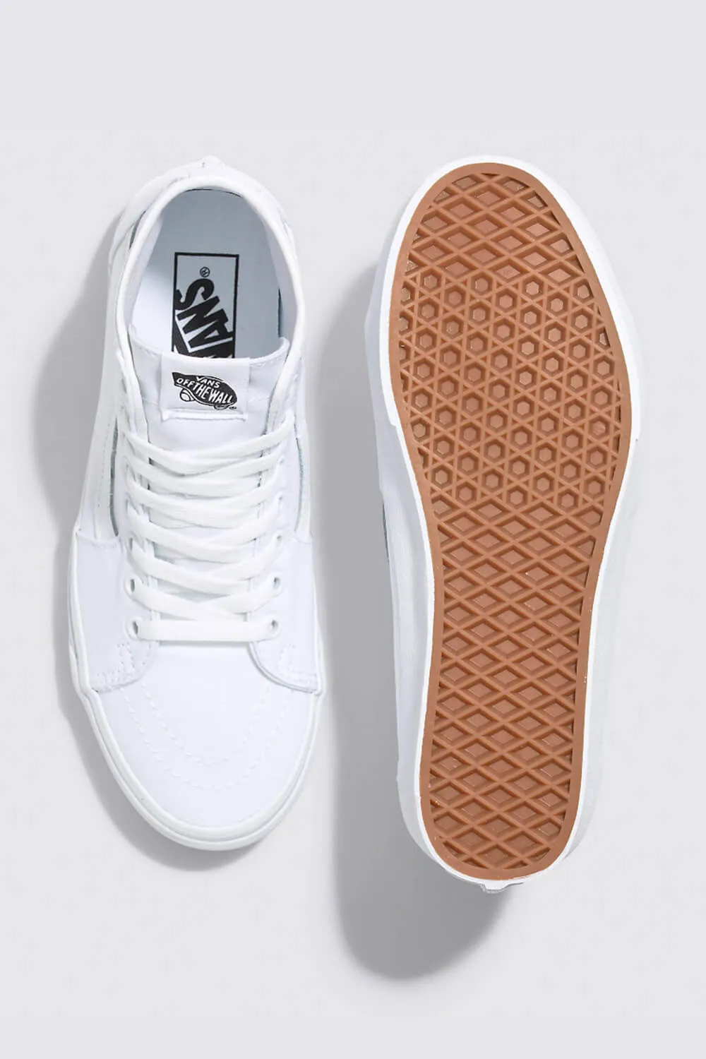 Vans Sk8 Hi Tapered Stackform Sneakers for Women in True White | VN0A5JMKW00