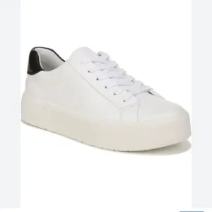 Vince Women's White Leather Platform Benfield Sneakers