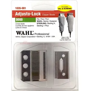 Wahl Senior,Designer 3-hole blade 0000-Includes Oil & Screws (B0000S)