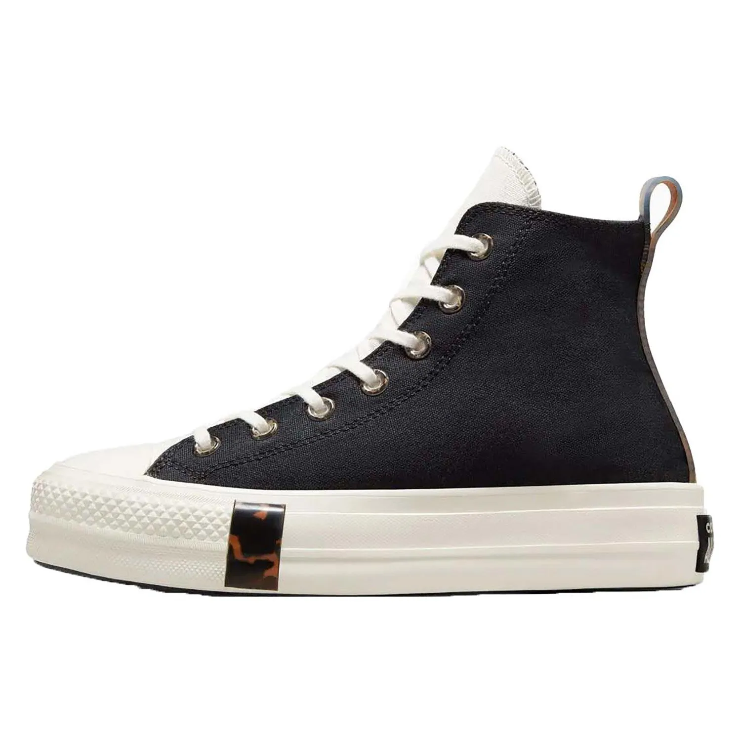 Womens Chuck Taylor Lift Future Archive Hi | Black/Egret/Tawny