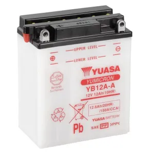 YB12A-A DG Battery with acid pack Yuasa (YB12AAPK)