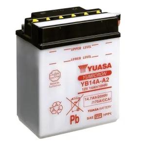 YB14A-A2 DG Battery with acid pack Yuasa (YB14AA2PK)