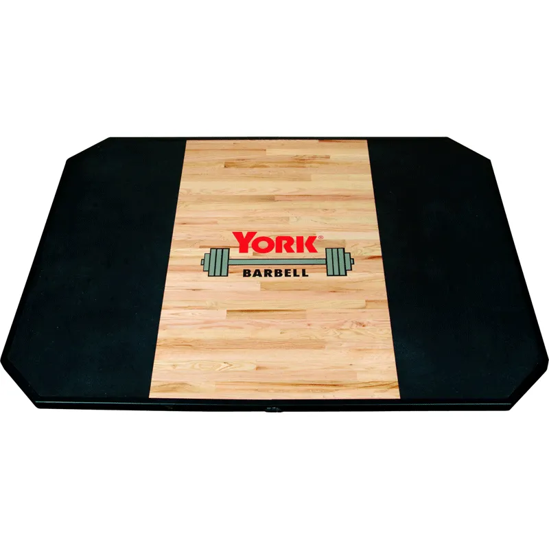 York Barbell | Solid Red Oak Platform