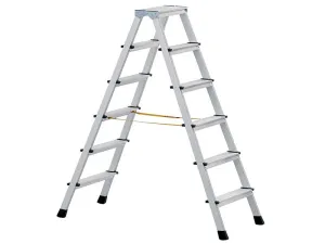 Zarges Anodised Double Sided Steps Open 0.71M 2 X 3 Rungs