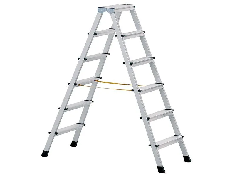 Zarges Anodised Double Sided Steps Open 0.71M 2 X 3 Rungs