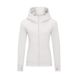 Zip Up Hooded Jacket with Pockets